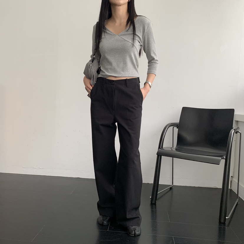 MOMENT東大門代購女士新品休閑推薦人氣時尚真品熱賣休閑褲MOMENT/RECOVER休閑褲
