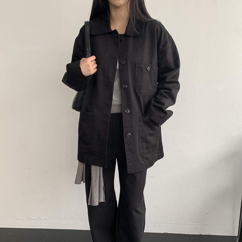 MOMENT東大門代購女裝新款推薦真品休閑時尚熱賣人氣夾克MOMENT/RECOVER夾克