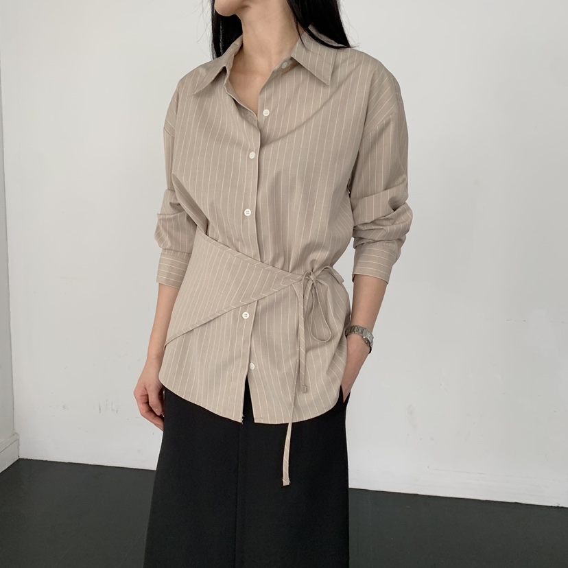 MOMENT東大門代購女裝新品熱賣休閑真品時尚人氣襯衫蕾絲衫MOMENT/RECOVER襯衫/蕾絲衫