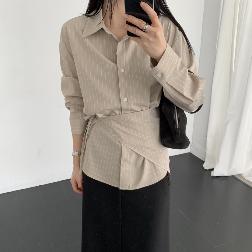 MOMENT東大門代購女裝新品熱賣休閑真品時尚人氣襯衫蕾絲衫MOMENT/RECOVER襯衫/蕾絲衫圖色2