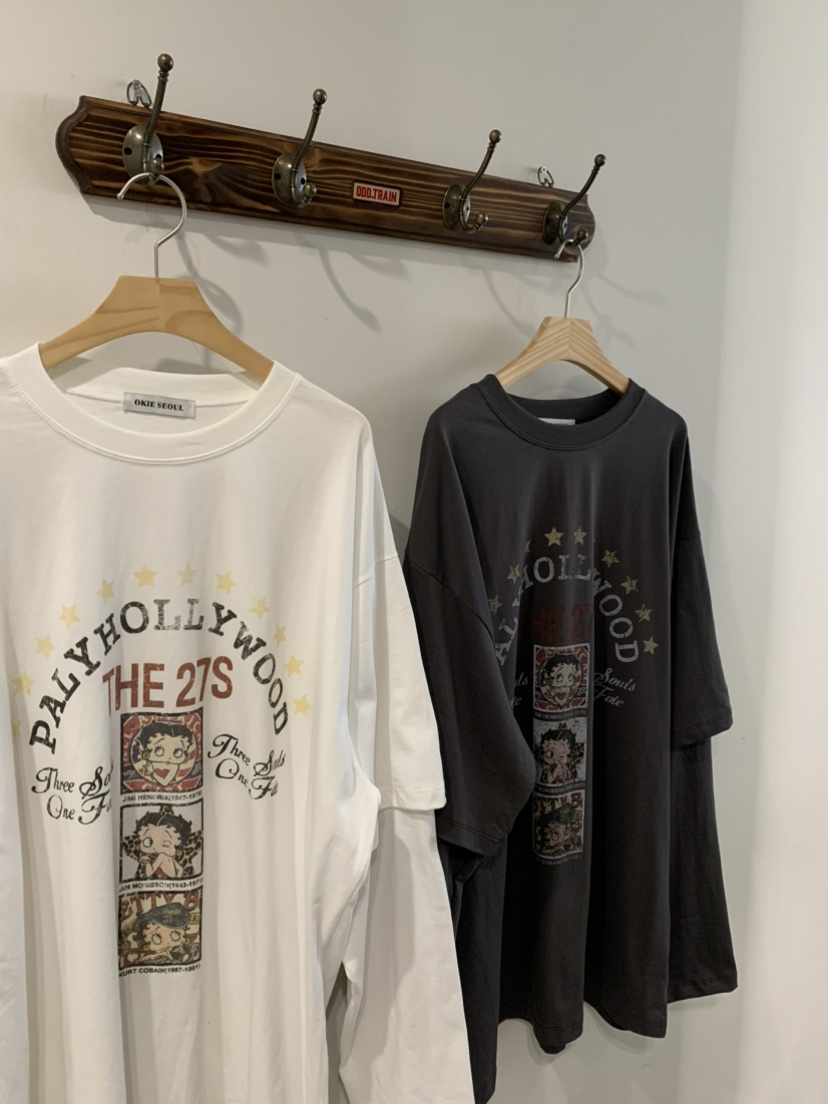 OKIE韓國代購女士新品推薦休閑真品時尚人氣熱賣長袖T恤OKIE長袖T恤