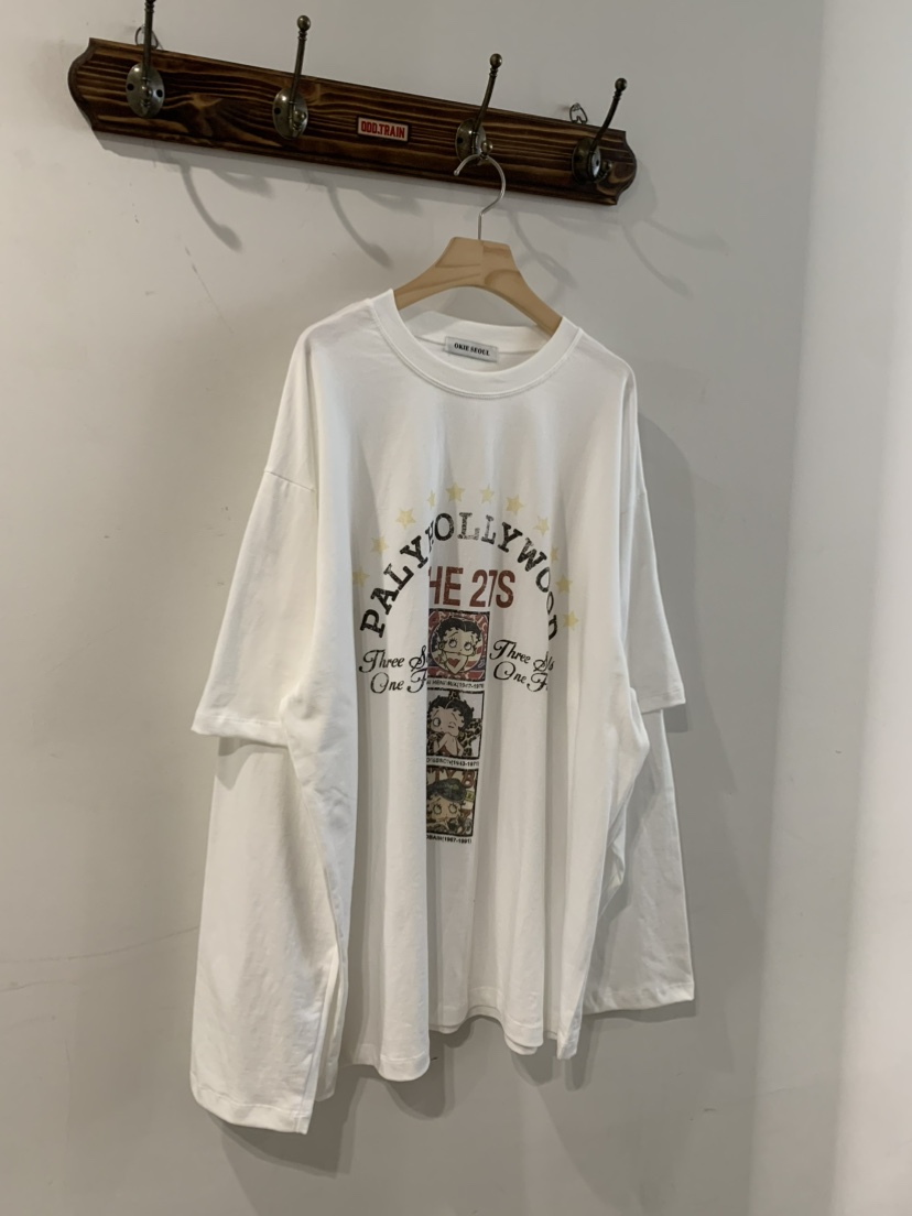 OKIE韓國代購女士新品推薦休閑真品時尚人氣熱賣長袖T恤OKIE長袖T恤圖色2