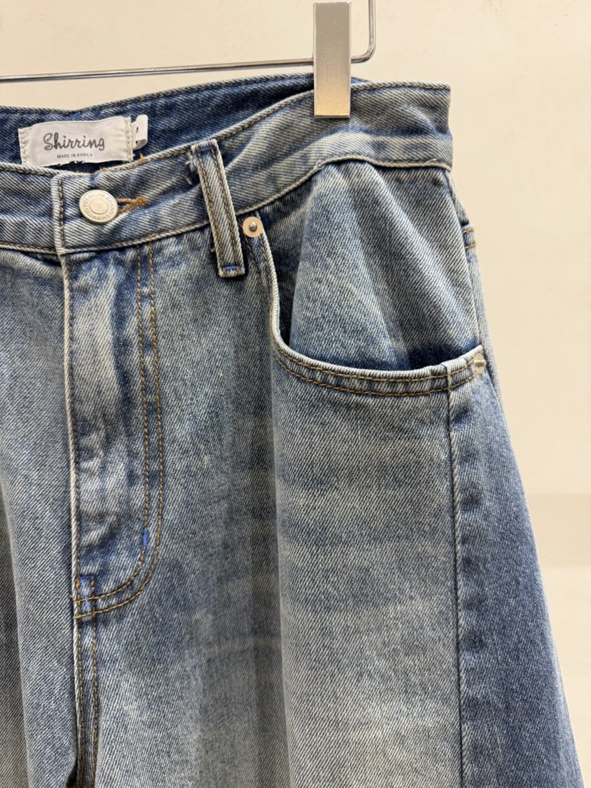 SHIRRING東大門代購女士新品休閑時尚真品熱賣推薦牛仔褲SHIRRING牛仔褲