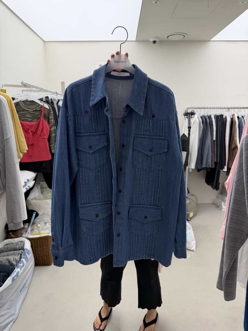 SOLD OUT東大門實拍女士新品推薦真品休閑襯衫蕾絲衫褶裥SOLD OUT襯衫/蕾絲衫圖色2