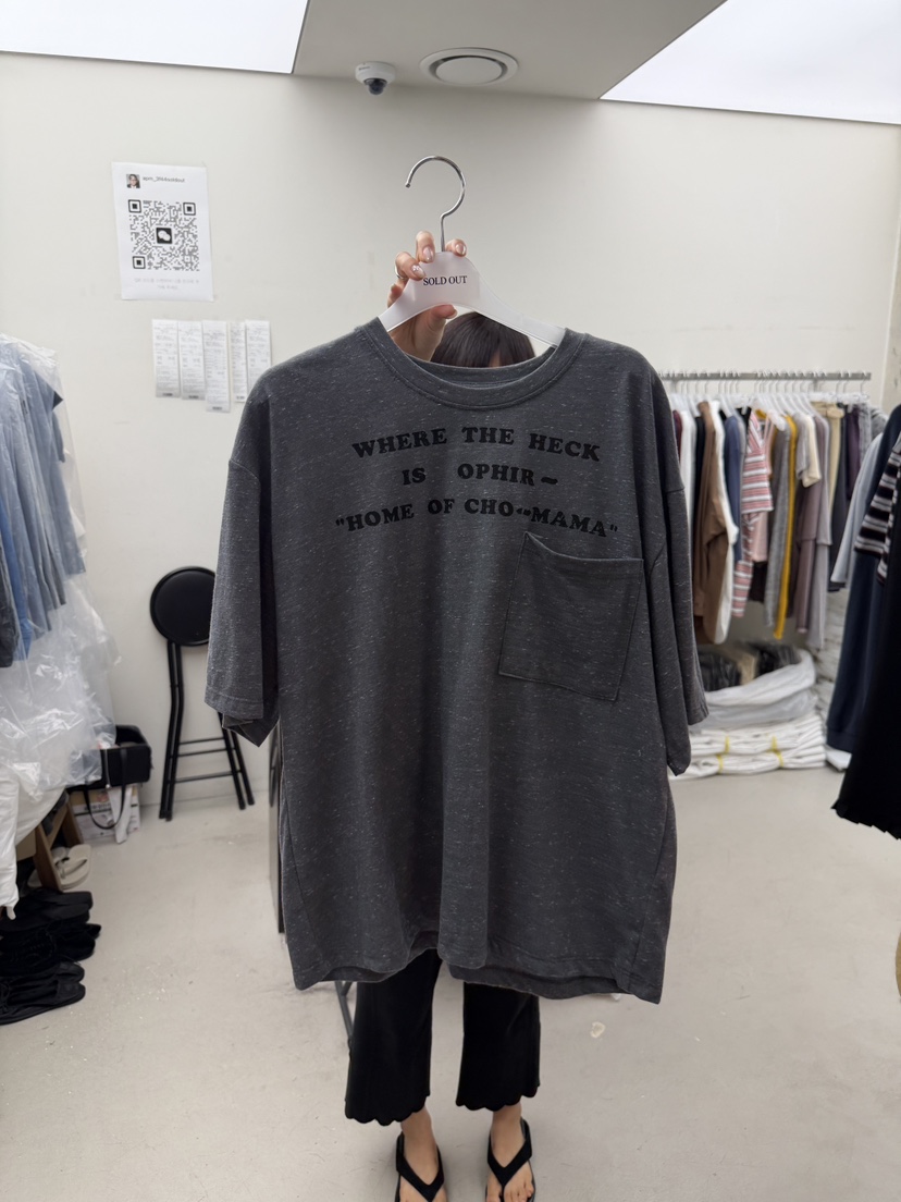 SOLD OUT東大門實拍女士新款真品熱賣休閑時尚推薦人氣T恤SOLD OUTT恤圖色2