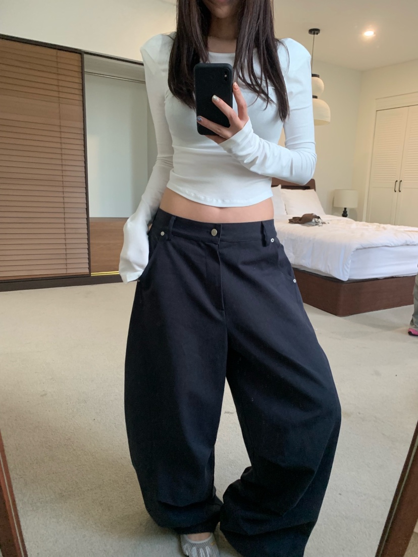 OKIE韓國代購女裝新款熱賣推薦人氣休閑時尚真品休閑褲OKIE休閑褲