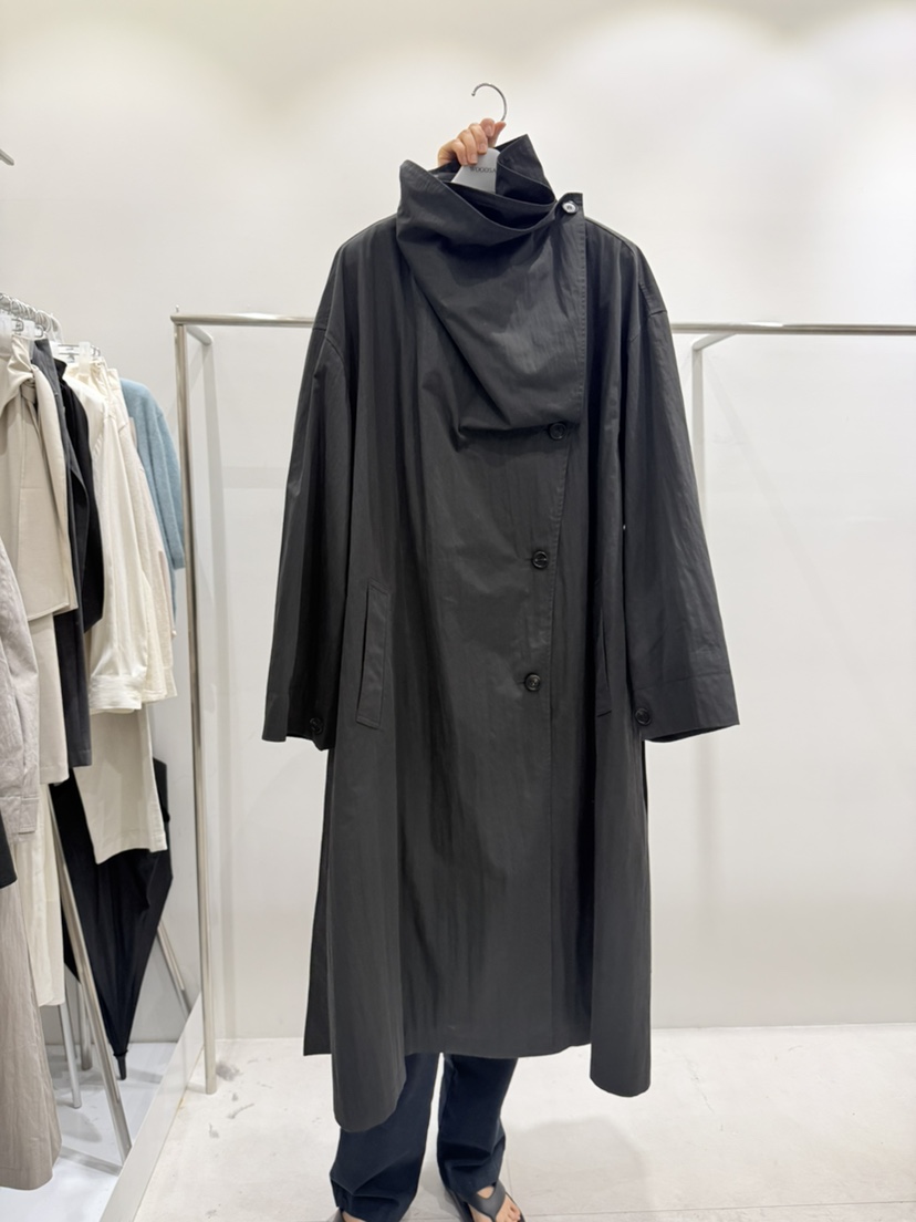 WOOD SAGE東大門代購女裝新品熱賣人氣真品長款風衣含腰帶WOOD SAGE長款風衣圖色2