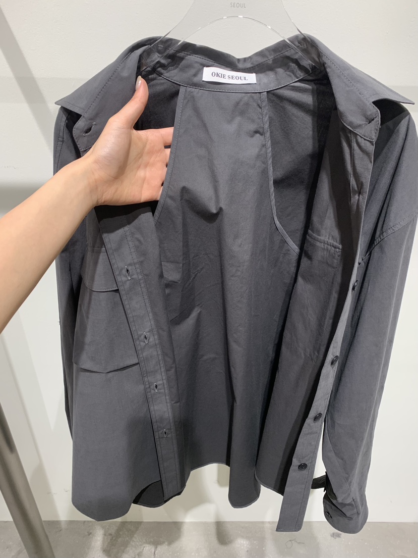 OKIE韓國代購女裝新品真品熱賣時尚休閑人氣推薦襯衫蕾絲衫OKIE襯衫/蕾絲衫
