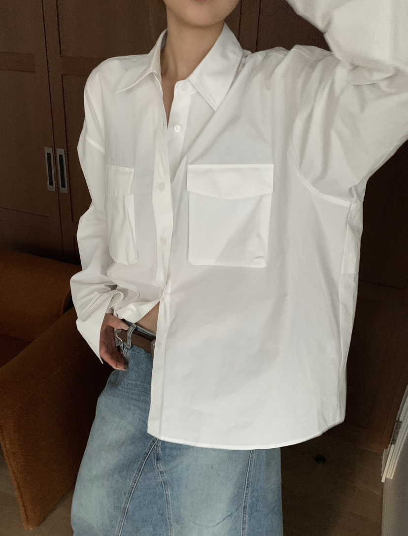 OKIE韓國代購女裝新品真品熱賣時尚休閑人氣推薦襯衫蕾絲衫OKIE襯衫/蕾絲衫