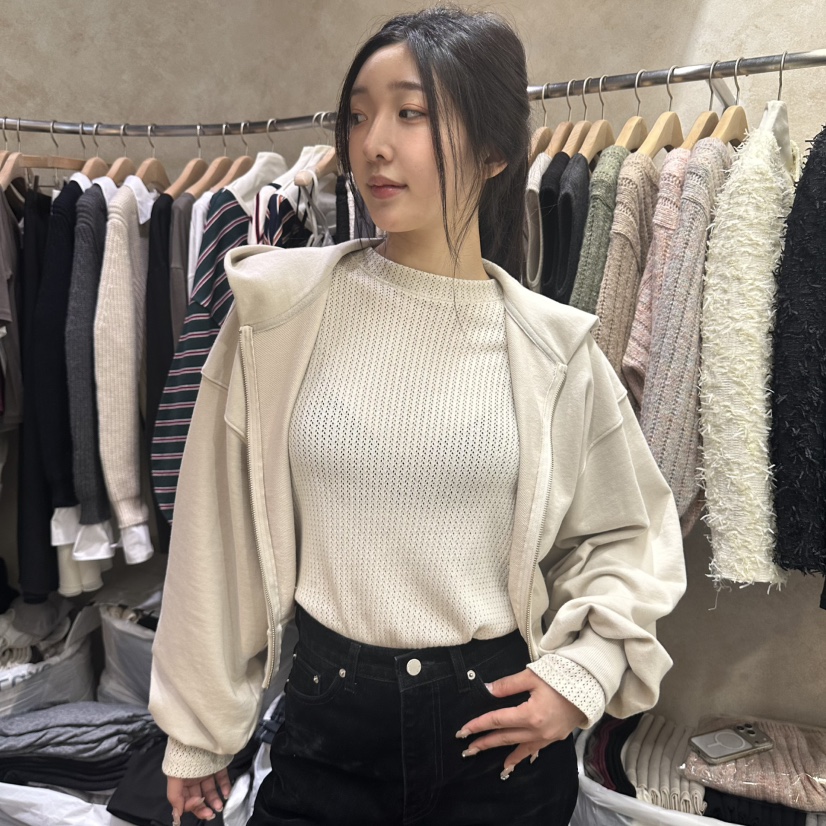 VINTAGE VIBE韓國代購女裝新款休閑時尚真品熱賣衛衣兜帽VINTAGE VIBE衛衣圖色1