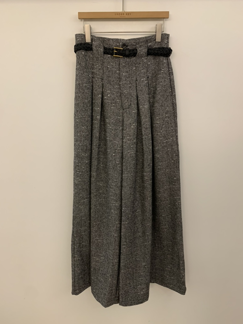 UNDER KEY東大門實拍女士新品真品時尚休閑休閑褲含腰帶UNDER KEY休閑褲圖色1