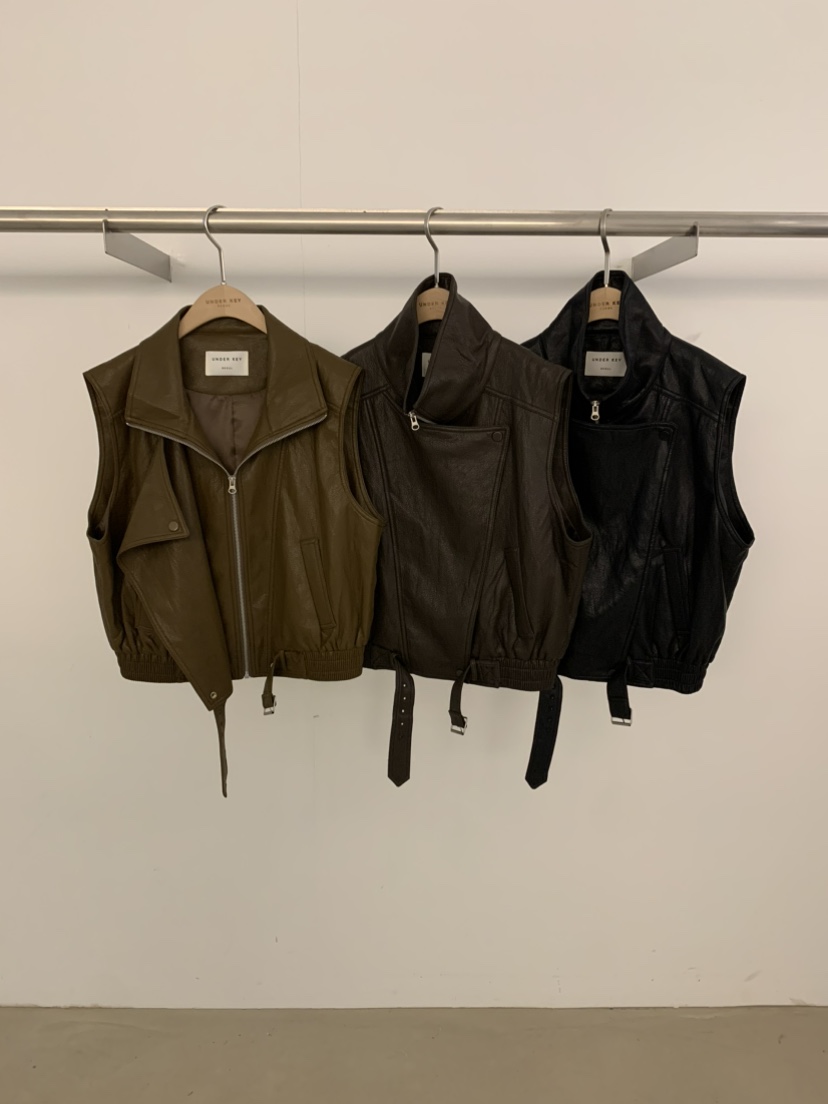 UNDER KEY東大門實拍女士新品休閑推薦真品熱賣時尚馬甲UNDER KEY馬甲