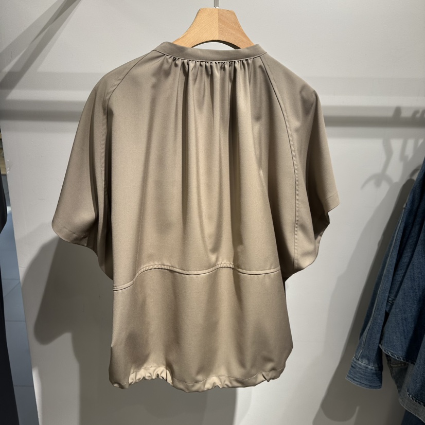 LAMINEDOR東大門實拍女裝新品推薦真品休閑襯衫蕾絲衫褶裥LA MINE DOR襯衫/蕾絲衫
