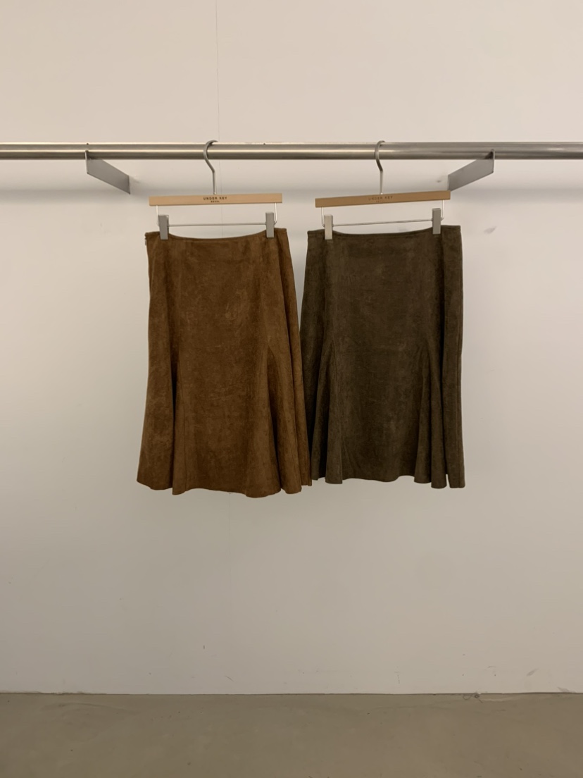 UNDER KEY東大門代購女士新款休閑真品半身裙中短裙絨面革UNDER KEY半身裙/中短裙