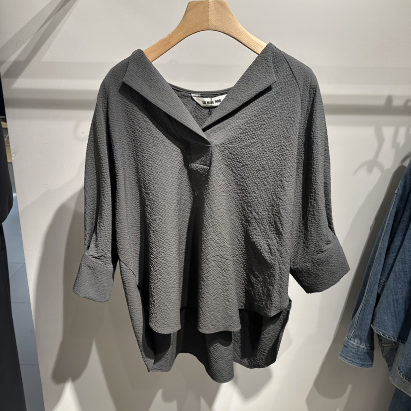 LAMINEDOR韓國代購女裝新品真品時尚推薦襯衫蕾絲衫泡泡袖LA MINE DOR襯衫/蕾絲衫圖色2