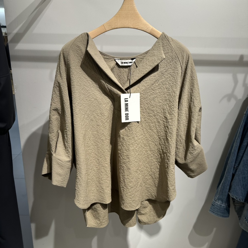 LAMINEDOR韓國代購女裝新品真品時尚推薦襯衫蕾絲衫泡泡袖LA MINE DOR襯衫/蕾絲衫圖色3