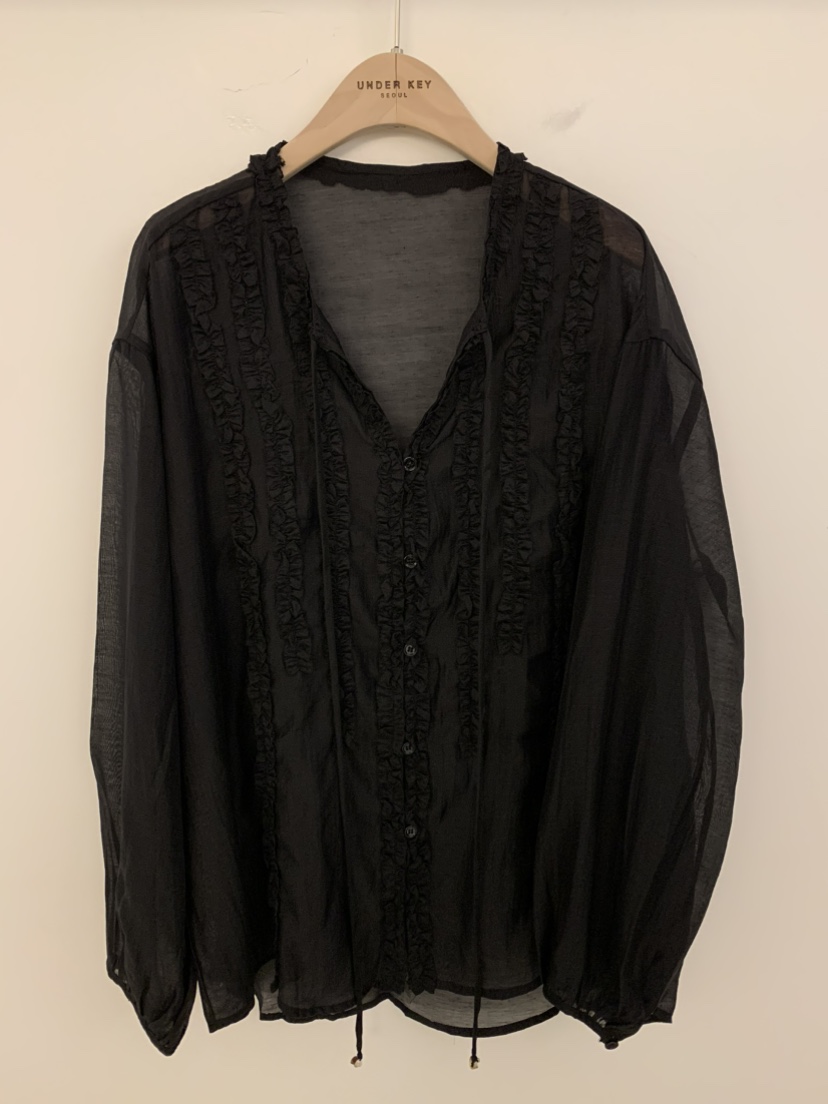 UNDER KEY東大門實拍女士新品時尚真品推薦熱賣襯衫蕾絲衫UNDER KEY襯衫/蕾絲衫圖色2