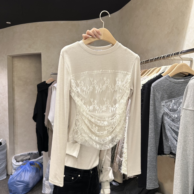 VINTAGE VIBE東大門代購女士新款休閑熱賣人氣時尚長袖T恤VINTAGE VIBE長袖T恤圖色1