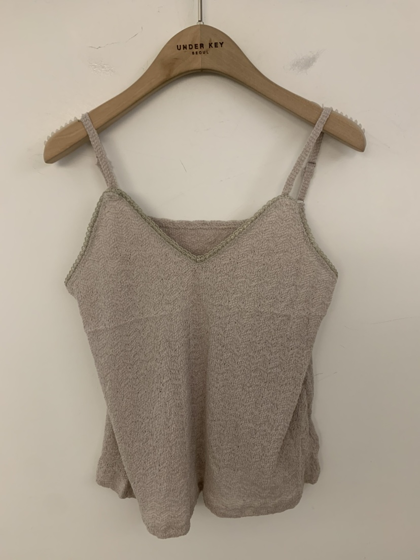 UNDER KEY東大門代購女士新品推薦真品休閑吊帶背心無袖UNDER KEY吊帶/背心圖色1
