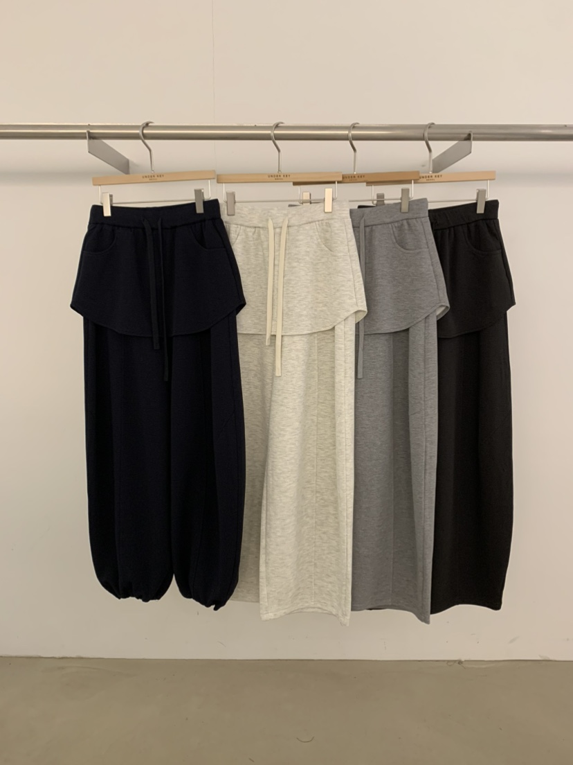 UNDER KEY韓國直郵女士新品休閑推薦真品時尚人氣熱賣裙褲UNDER KEY裙褲圖色4左二色