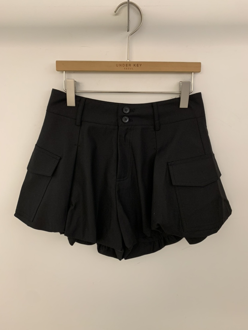 UNDER KEY韓國直郵女裝新品人氣休閑熱賣推薦真品時尚短褲UNDER KEY短褲圖色3黑色