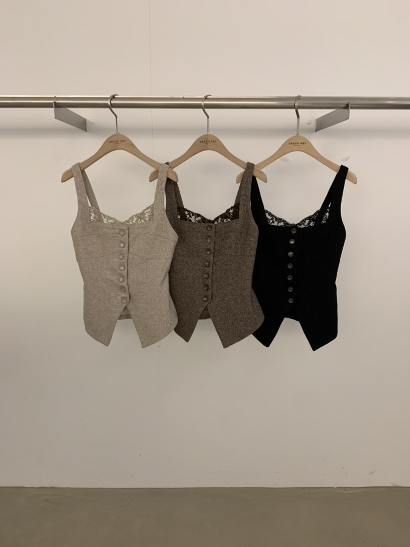 UNDER KEY東大門代購女士新品真品人氣熱賣吊帶背心蕾絲UNDER KEY吊帶/背心