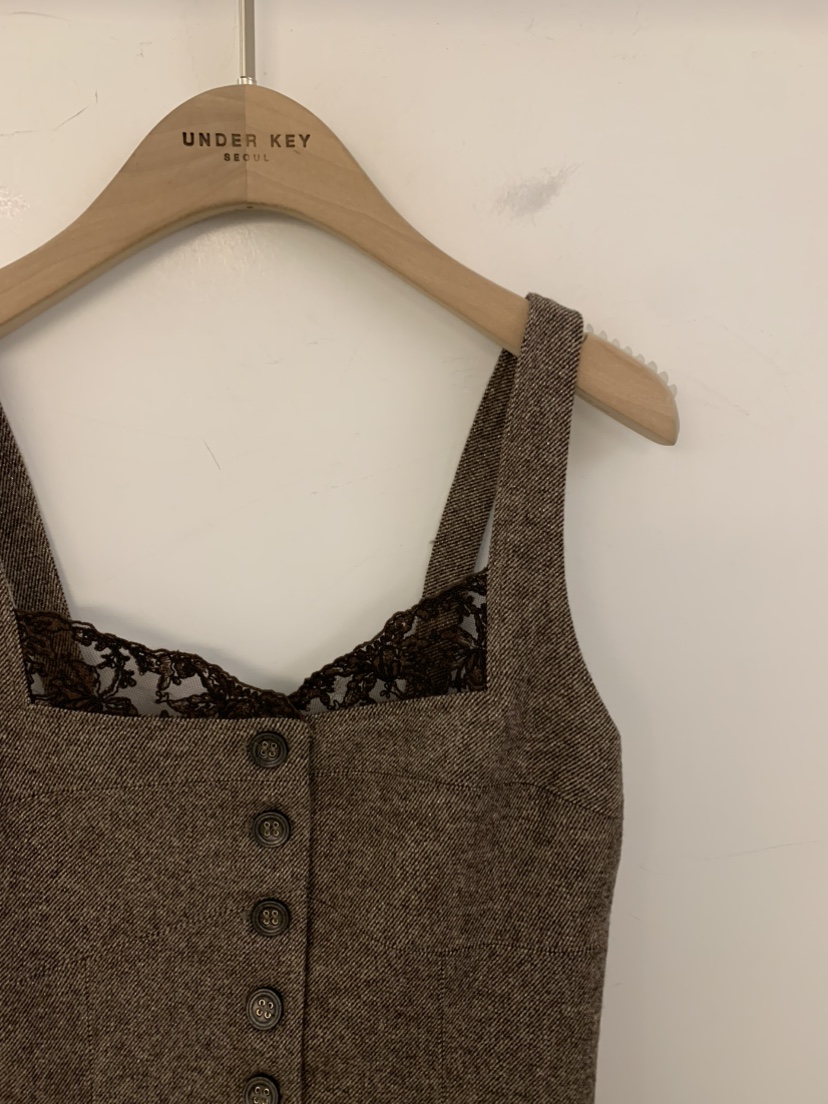 UNDER KEY東大門代購女士新品真品人氣熱賣吊帶背心蕾絲UNDER KEY吊帶/背心