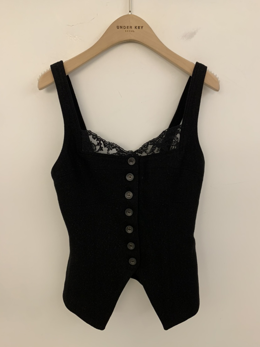 UNDER KEY東大門代購女士新品真品人氣熱賣吊帶背心蕾絲UNDER KEY吊帶/背心圖色2