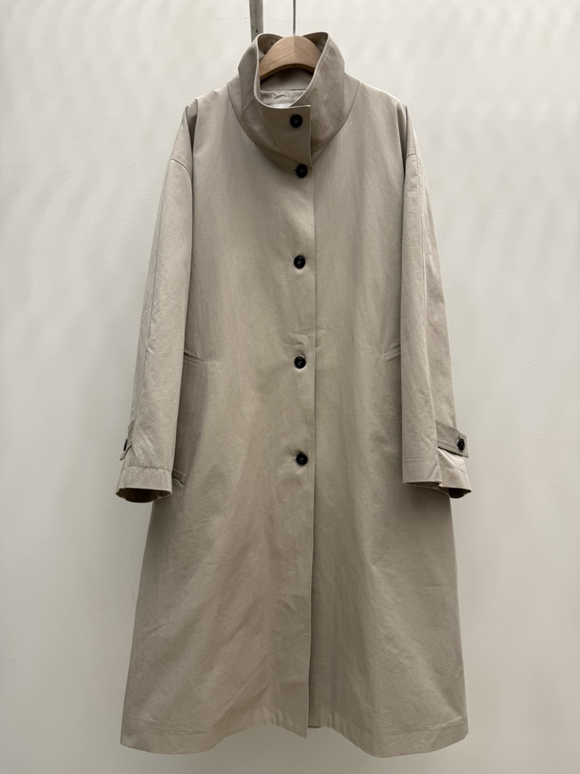EOOB/LAMEREI東大門代購女士新品真品熱賣長款風衣高領長款EOOB/LAMEREI長款風衣圖色1