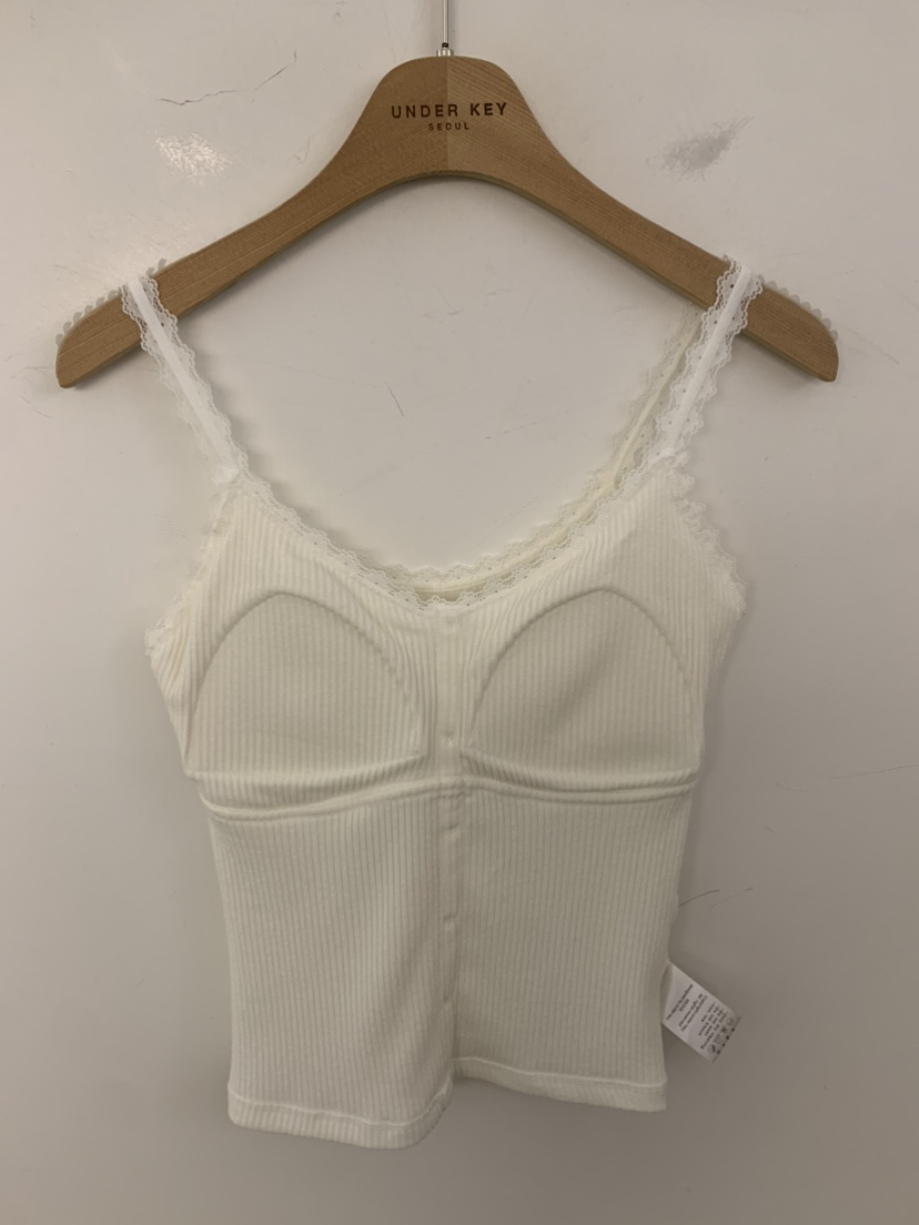 UNDER KEY東大門直郵女士新品真品推薦吊帶背心無袖羅紋UNDER KEY吊帶/背心