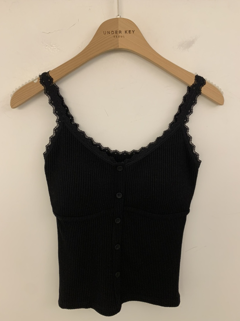 UNDER KEY東大門直郵女士新品真品推薦吊帶背心無袖羅紋UNDER KEY吊帶/背心圖色3