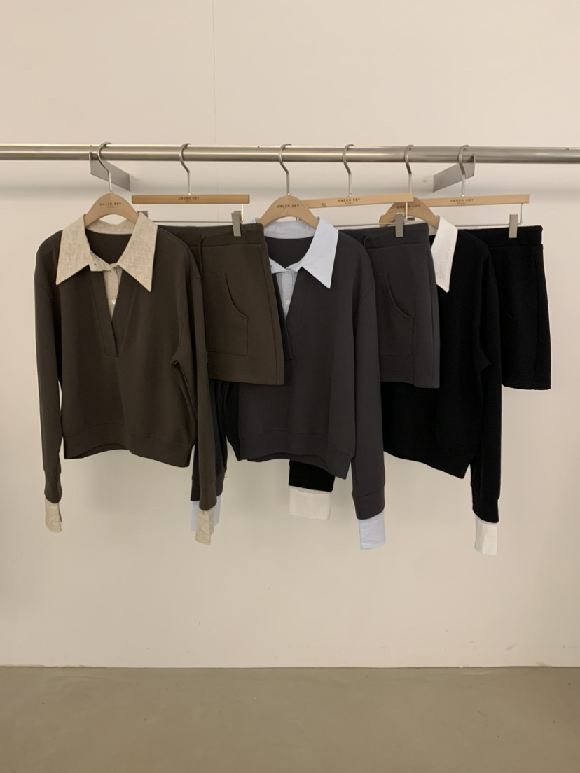 UNDER KEY東大門直郵女士新品熱賣推薦真品時尚休閑套裝UNDER KEY套裝