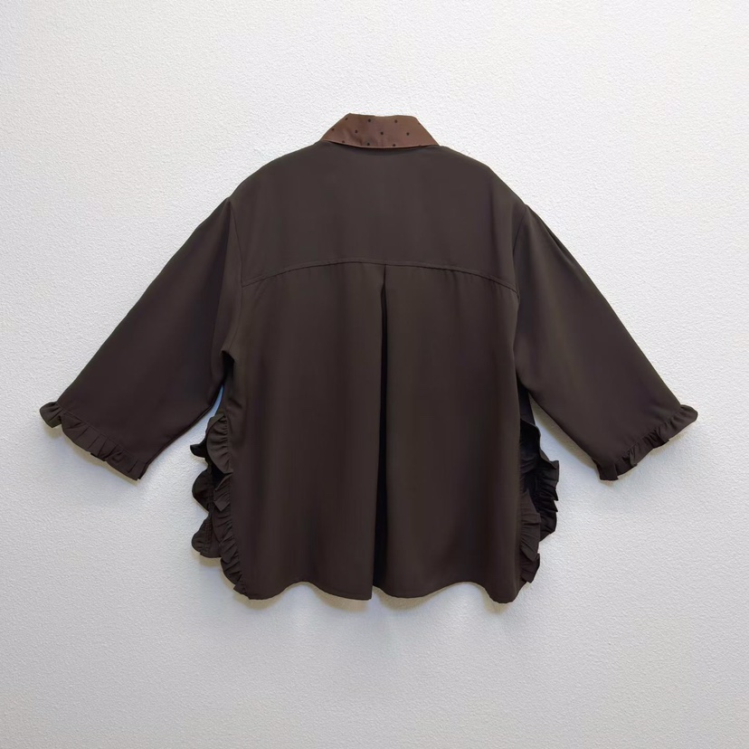 RUMBA東大門代購女裝新品時尚推薦熱賣真品休閑襯衫蕾絲衫RUMBA襯衫/蕾絲衫