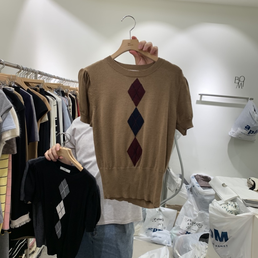 BY BOMI韓國直郵女士新款時尚真品人氣休閑推薦熱賣針織衫BY BOMI針織衫圖色1