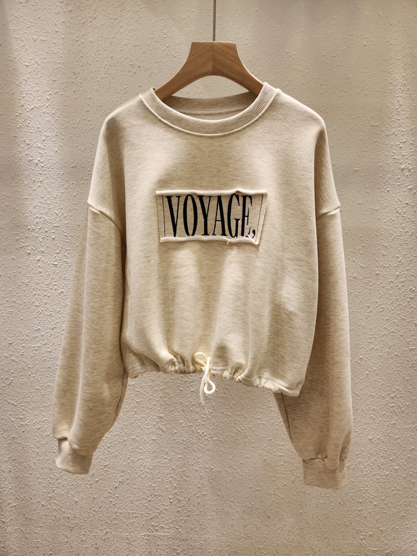 MONGDDANG東大門實拍女裝新品推薦休閑人氣時尚衛衣刺繡復古MONGDDANG衛衣圖色1