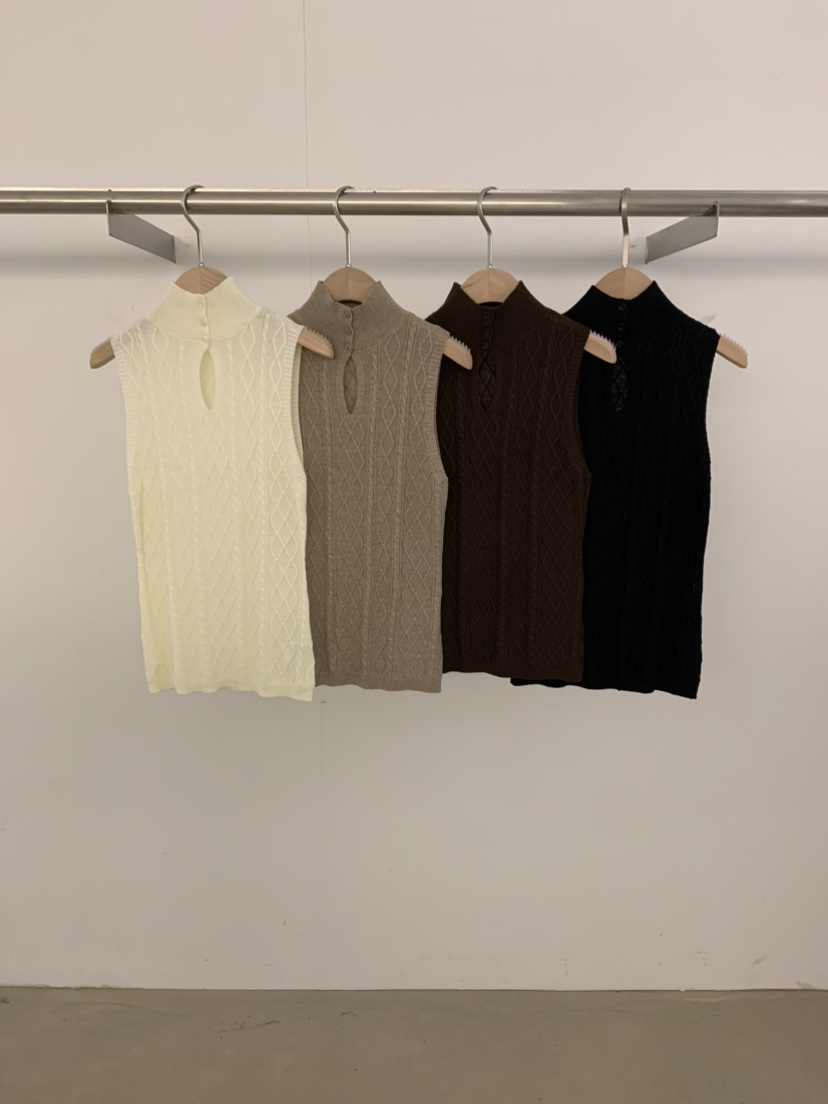 UNDER KEY東大門實拍女裝新品真品休閑熱賣吊帶背心無袖UNDER KEY吊帶/背心