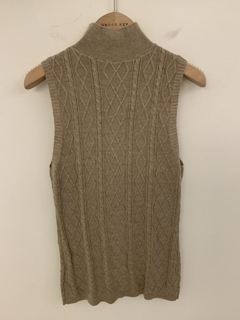 UNDER KEY東大門實拍女裝新品真品休閑熱賣吊帶背心無袖UNDER KEY吊帶/背心圖色1