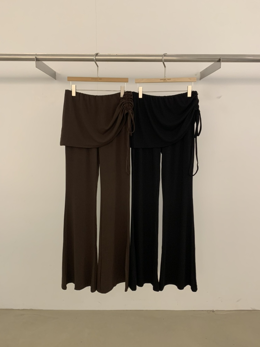 UNDER KEY韓國直郵女裝新款休閑推薦真品人氣熱賣裙褲緞帶UNDER KEY裙褲