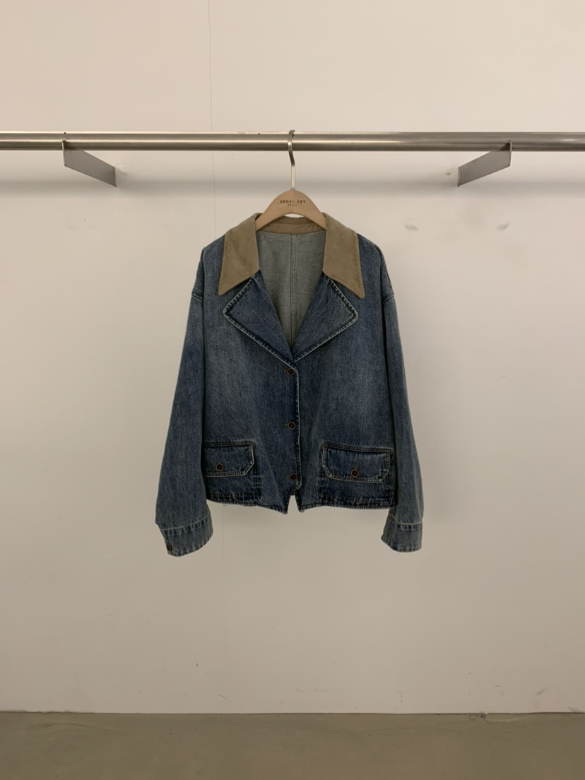 UNDER KEY韓國代購女裝新品推薦人氣休閑真品熱賣時尚夾克UNDER KEY夾克圖色1