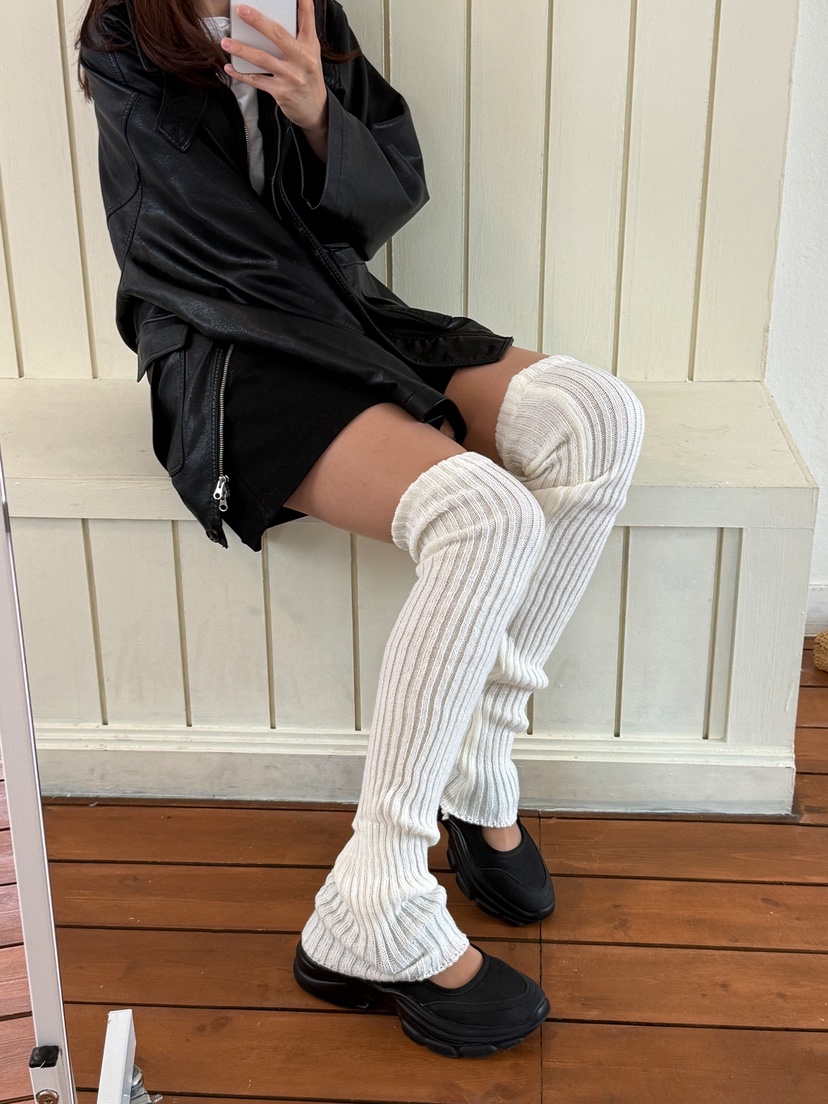 NICEALICE韓國直郵女士新款真品推薦時尚人氣襪子腿套羅紋NICEALICE襪子