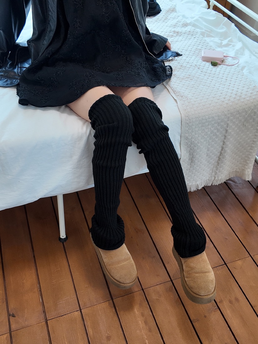 NICEALICE韓國直郵女士新款真品推薦時尚人氣襪子腿套羅紋NICEALICE襪子圖色2