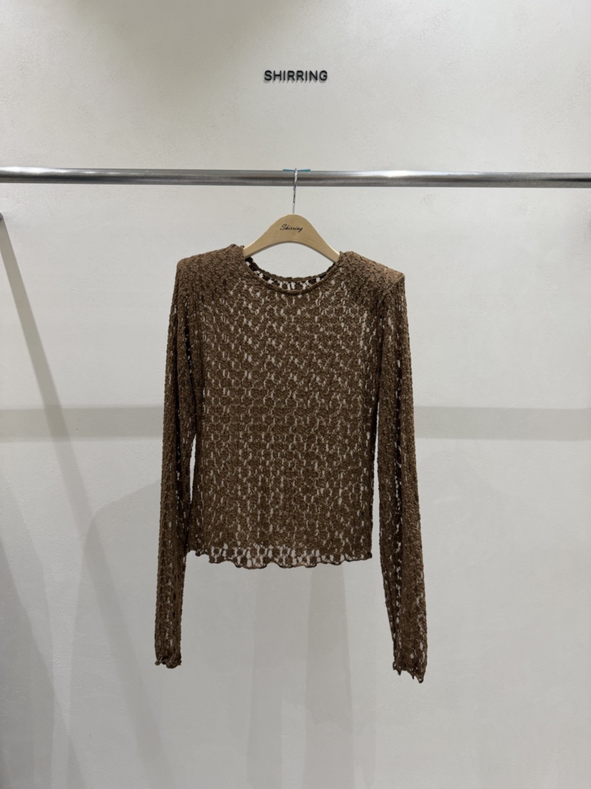 SHIRRING東大門代購女裝新品時尚推薦熱賣人氣休閑長袖T恤SHIRRING長袖T恤圖色3