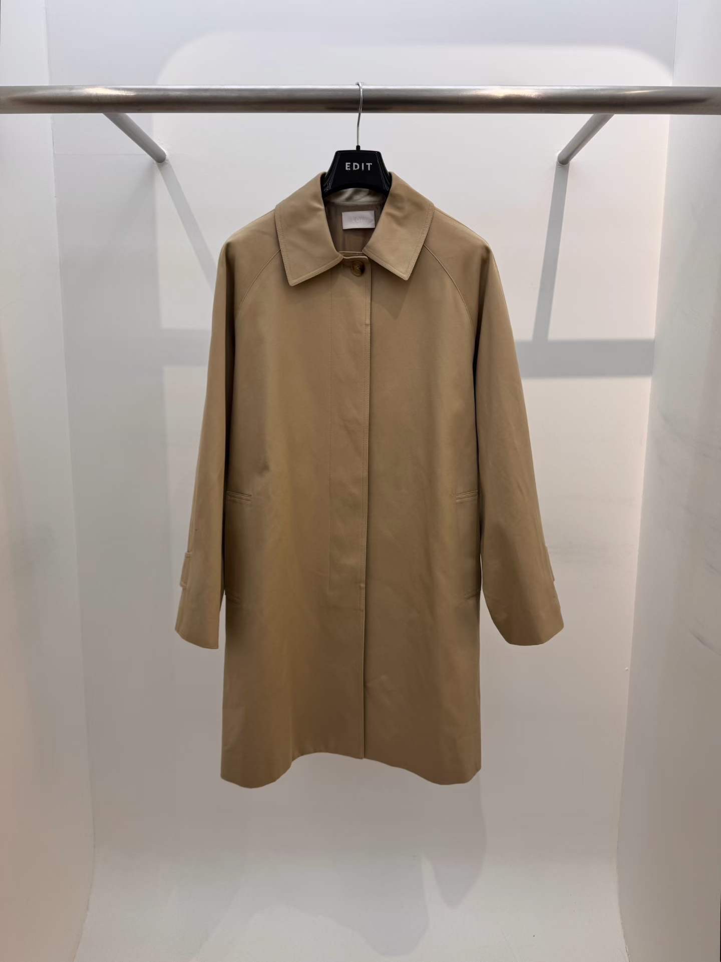 EDIT東大門代購女士新品時尚真品人氣休閑推薦熱賣長款風衣EDIT長款風衣圖色1