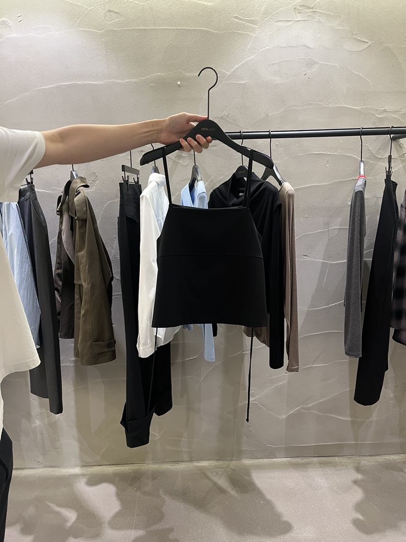 MIDLAND東大門代購女裝新品休閑推薦熱賣人氣時尚吊帶背心MIDLAND吊帶/背心圖色2黑色