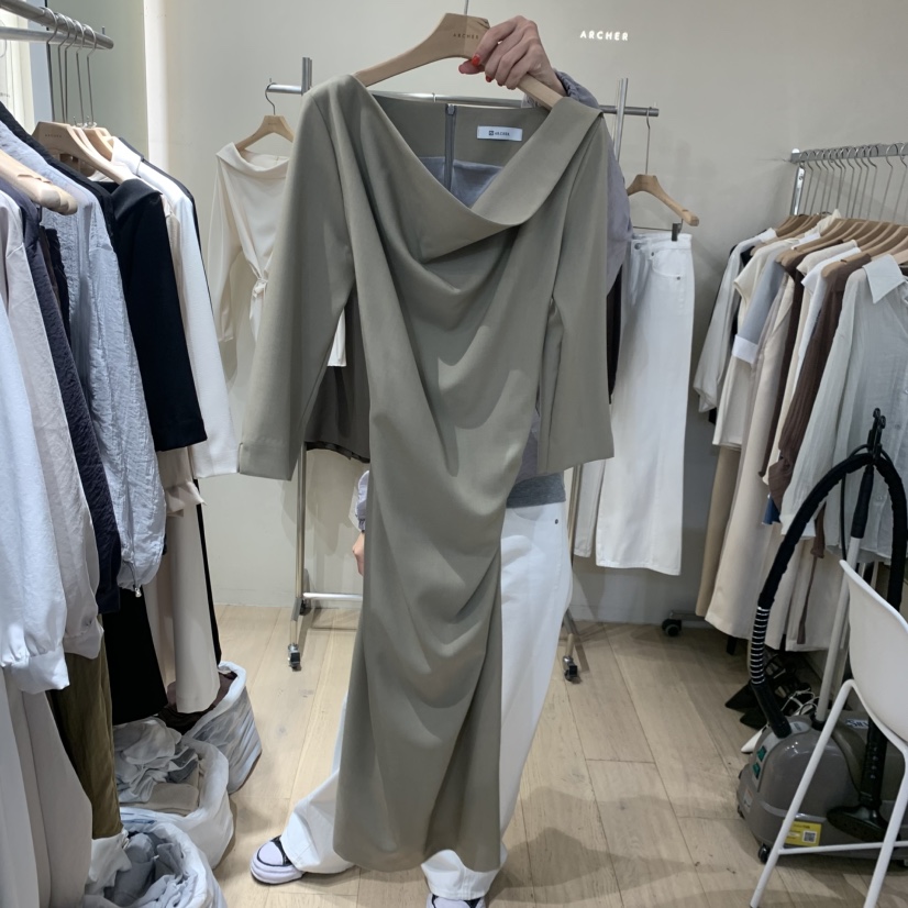 ARCHER東大門代購女士新品推薦熱賣真品人氣時尚休閑連衣裙ARCHER連衣裙圖色1