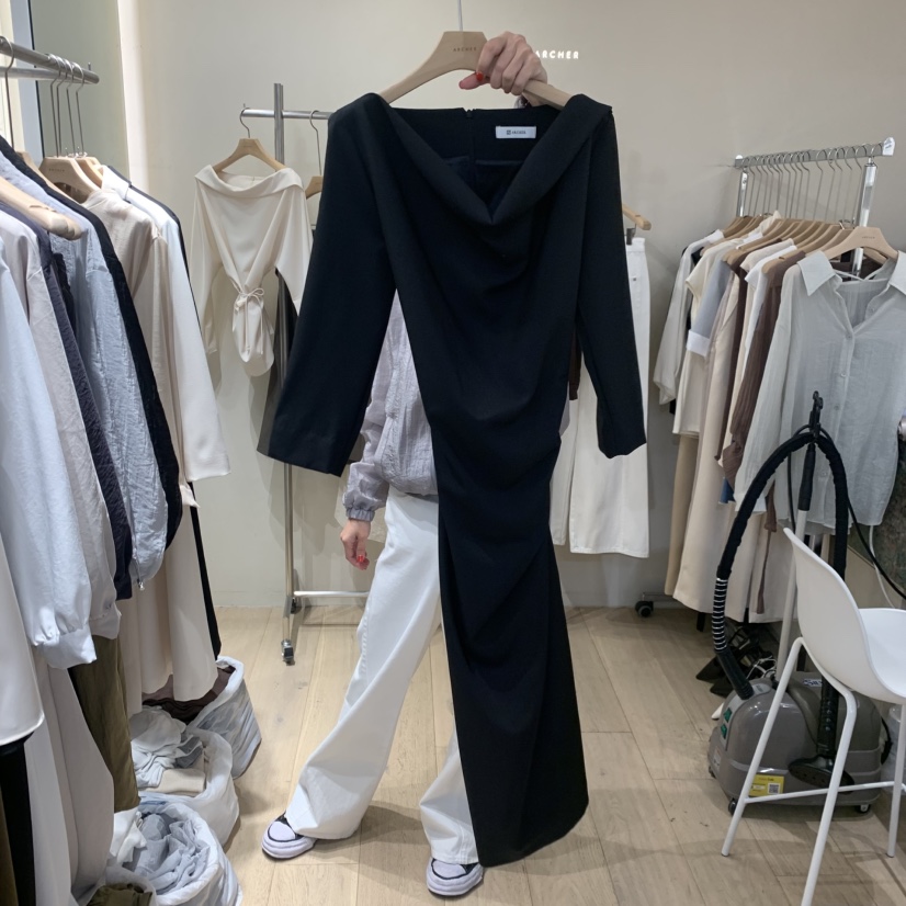 ARCHER東大門代購女士新品推薦熱賣真品人氣時尚休閑連衣裙ARCHER連衣裙圖色2