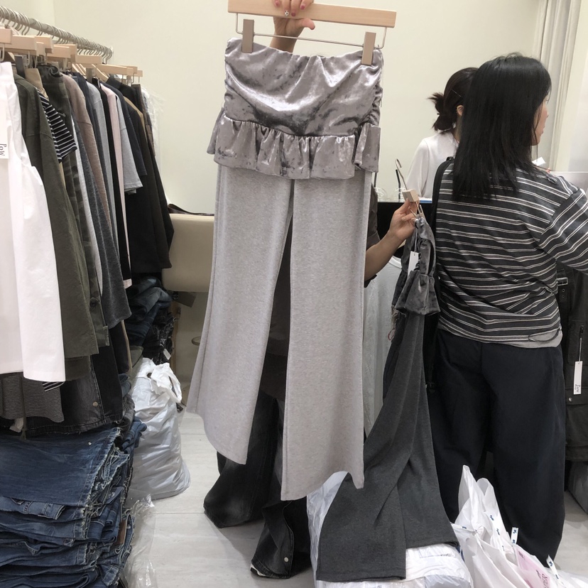 POWDER東大門代購女士新品休閑推薦時尚人氣熱賣真品休閑褲POWDER休閑褲圖色1
