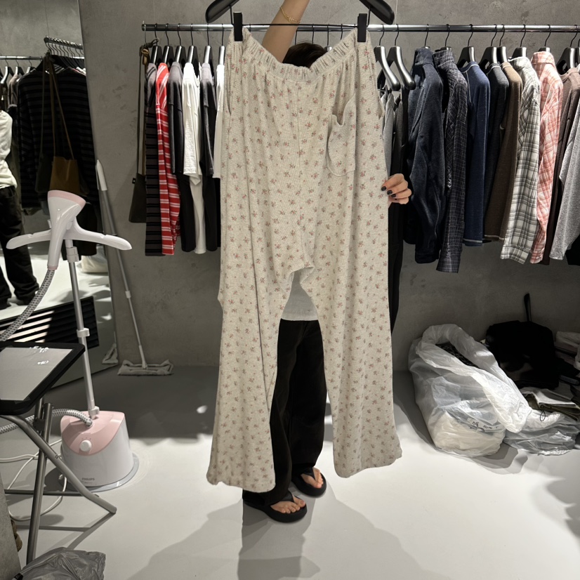 BALLOW STUDIO東大門實拍女士新品推薦人氣休閑褲華夫格BALLOW STUDIO休閑褲