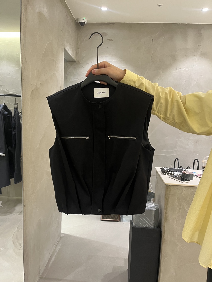 MIDLAND韓國代購女士新品推薦熱賣時尚人氣真品休閑馬甲MIDLAND馬甲圖色2
