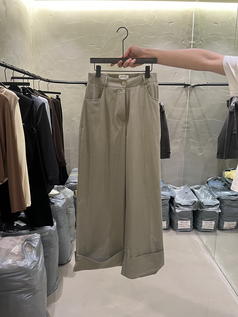 MIDLAND韓國代購女士新品時尚休閑真品推薦人氣熱賣休閑褲MIDLAND休閑褲圖色1